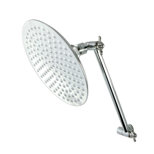 Shower Head, Polished Chrome, Wall Mount